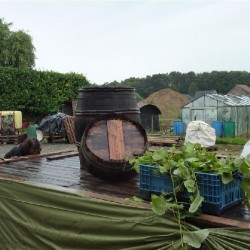 Opbouw Wagen in de regen - Toneelvereniging Plankenkoorts 